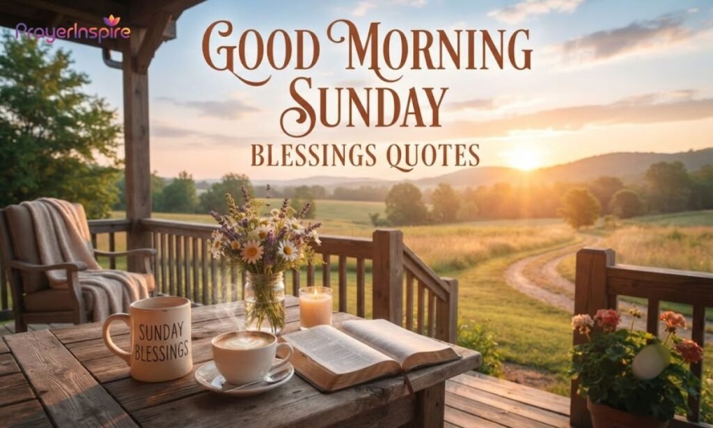Good Morning Sunday Blessings Quotes