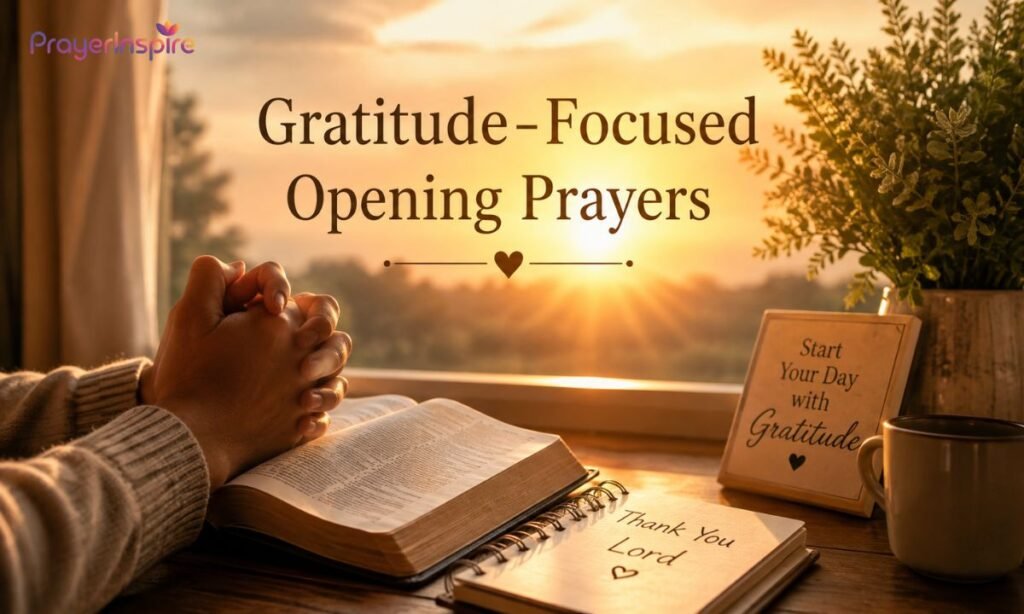 Gratitude-Focused Opening Prayers