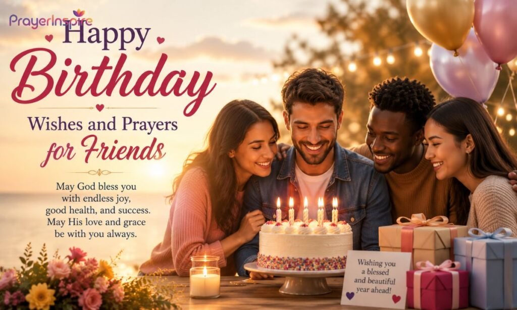 Happy Birthday Wishes and Prayers for Friends