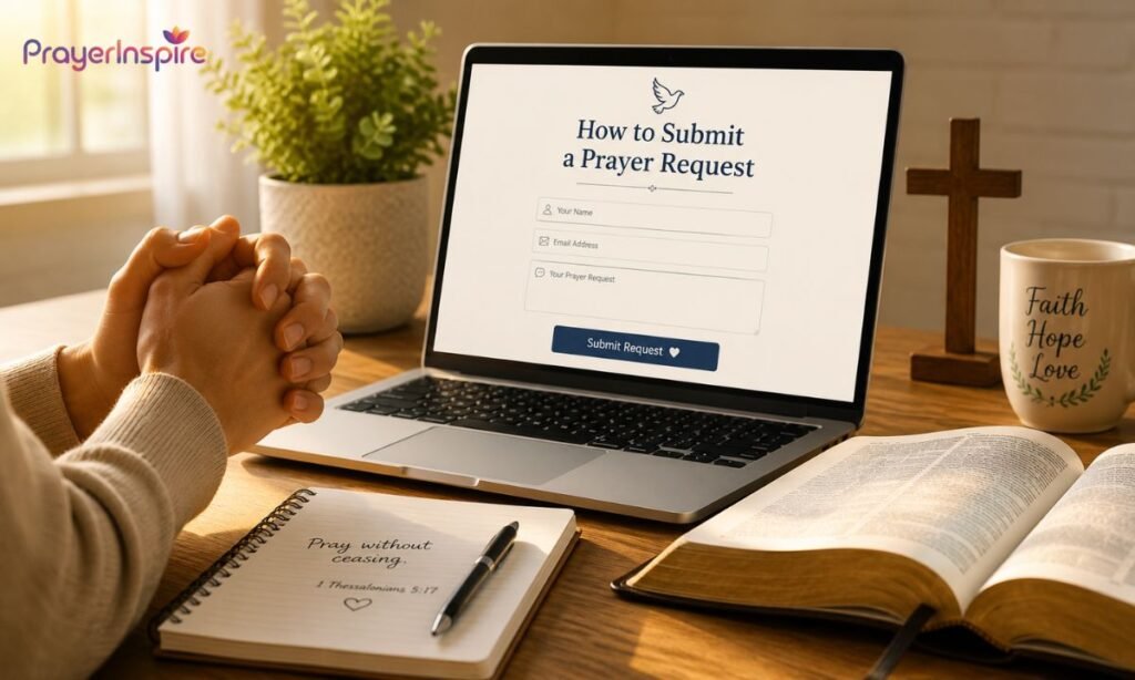 How to Submit a Prayer Request
