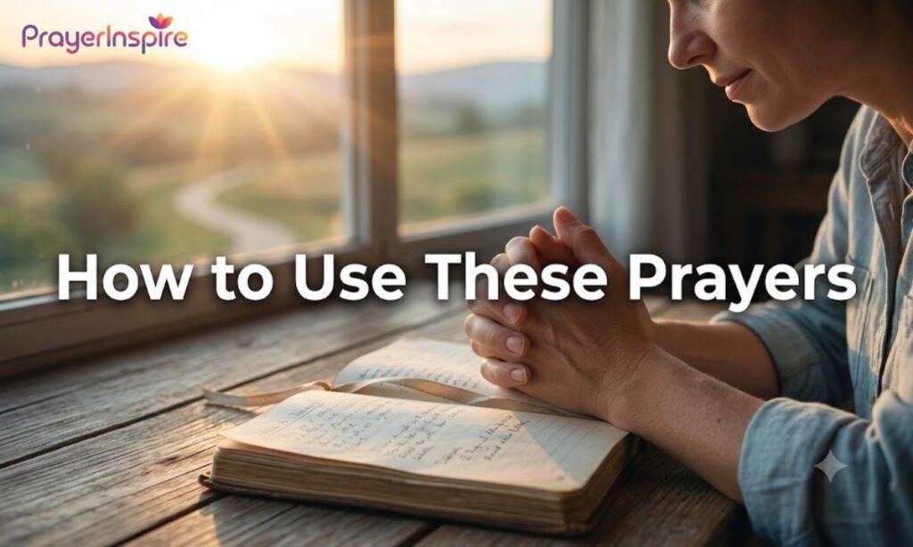 How to Use These Prayers