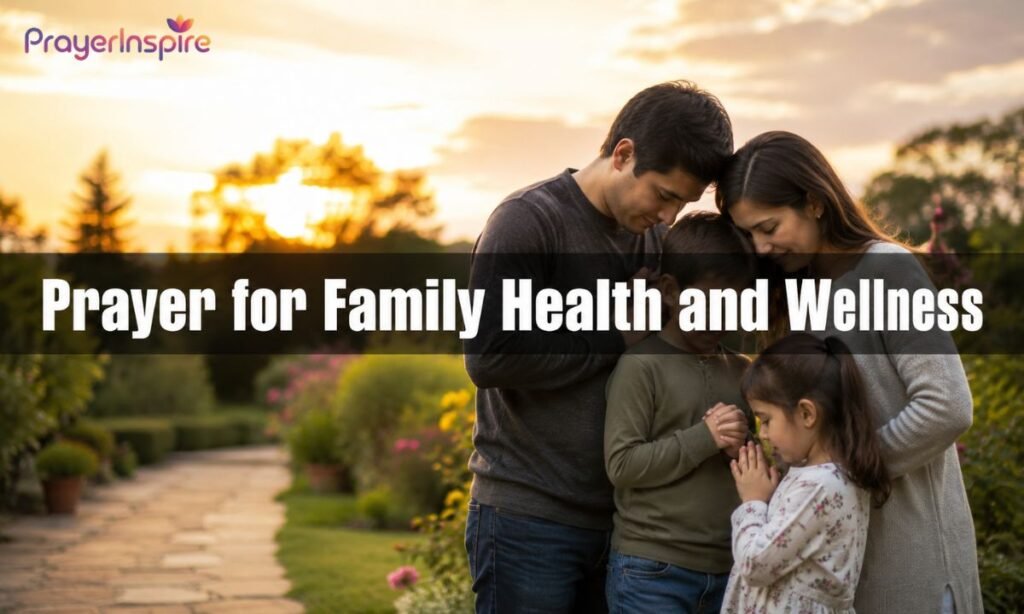 Prayer for Family Health and Wellness