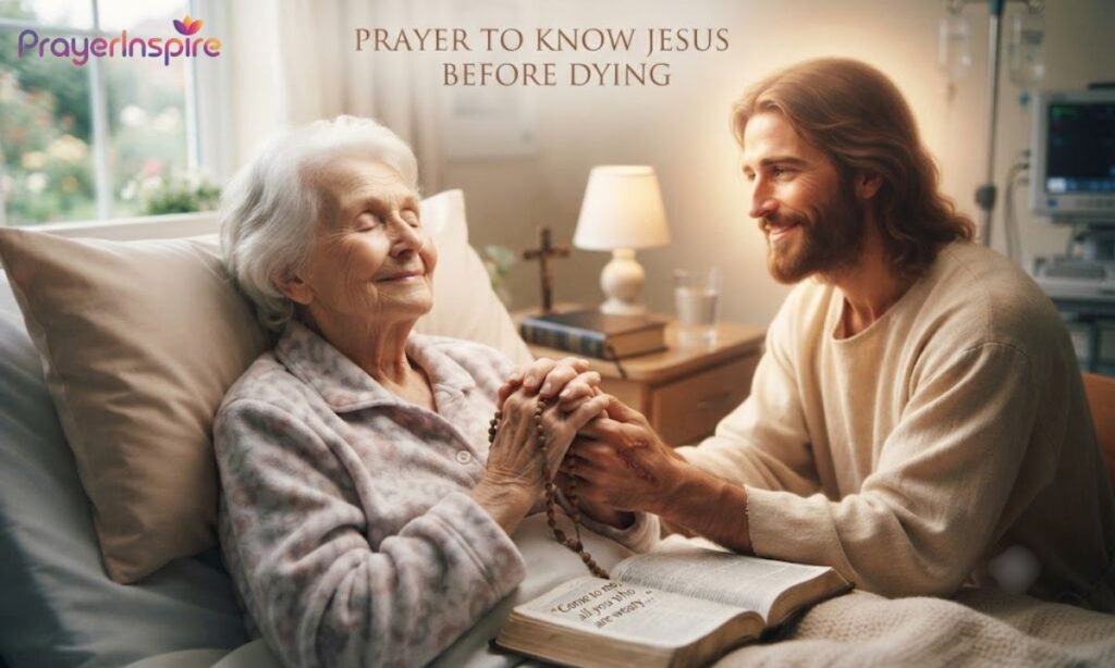 Prayer to Know Jesus Before Dying