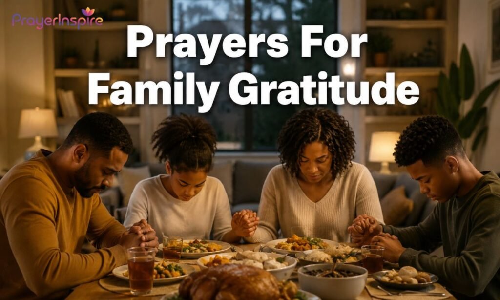 Prayers For Family Gratitude