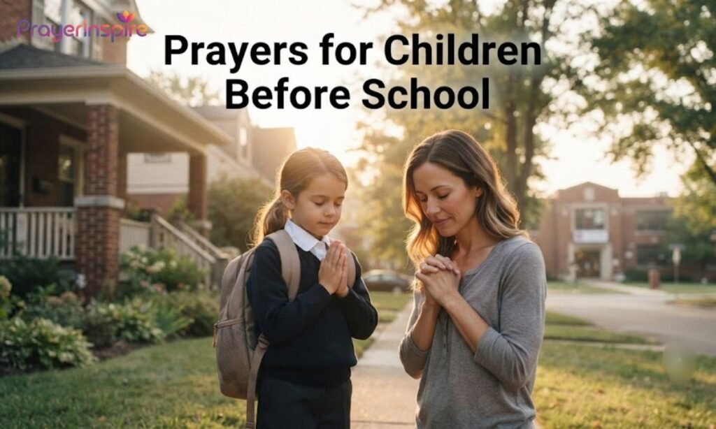 Prayers for Children Before School