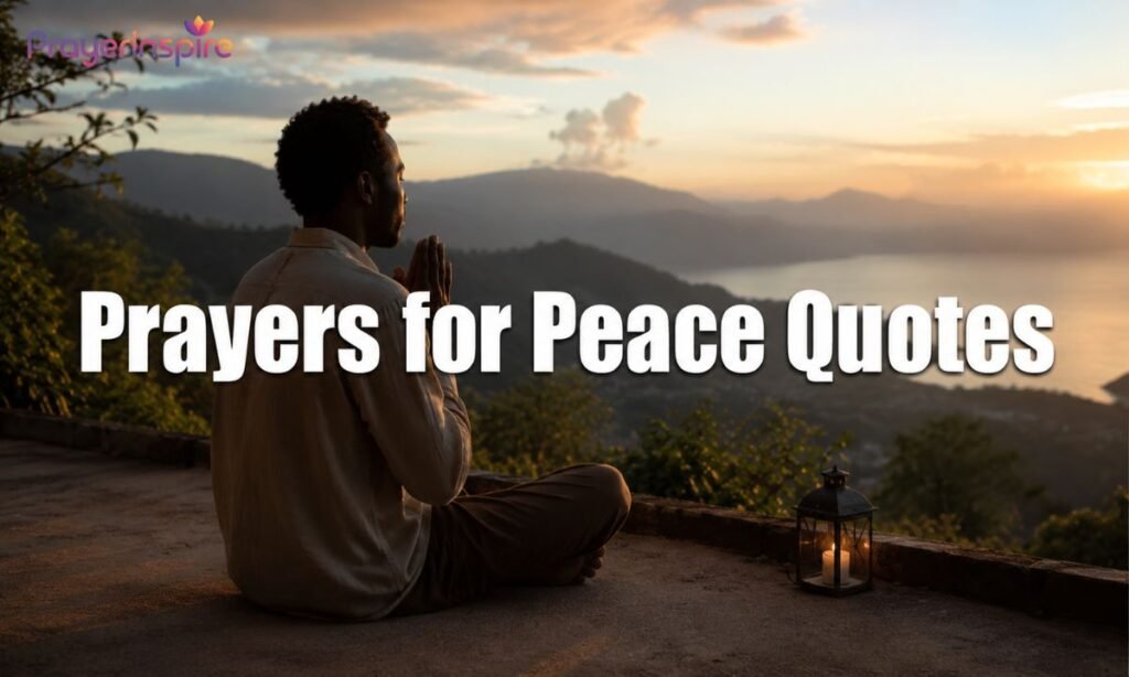 Prayers for Peace Quotes