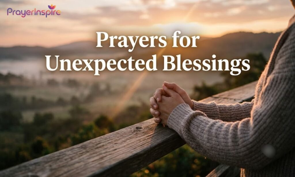 Prayers for Unexpected Blessings