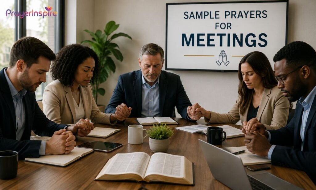 Sample prayers for meetings