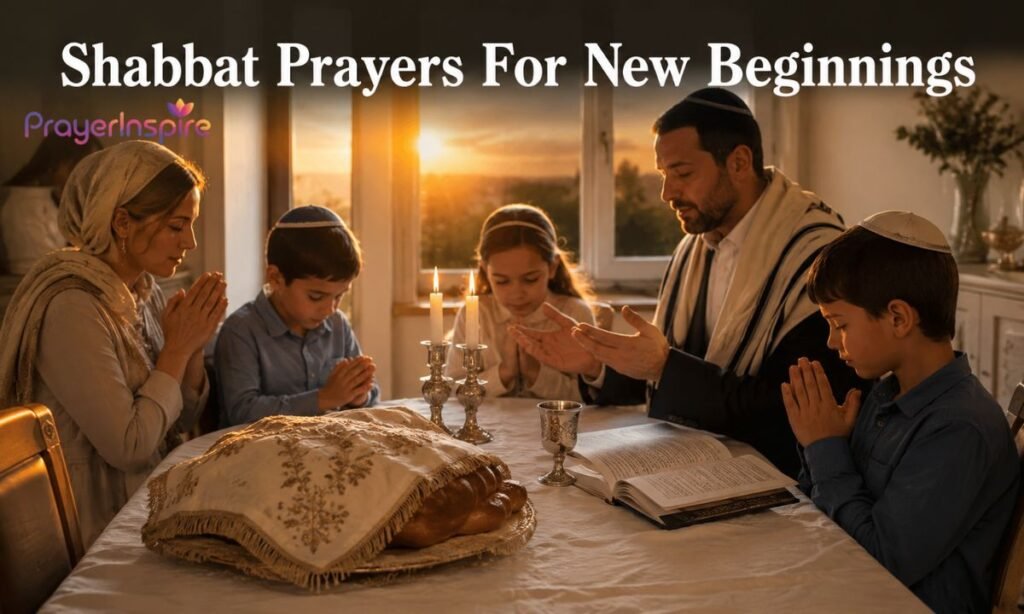 Shabbat Prayers For New Beginnings