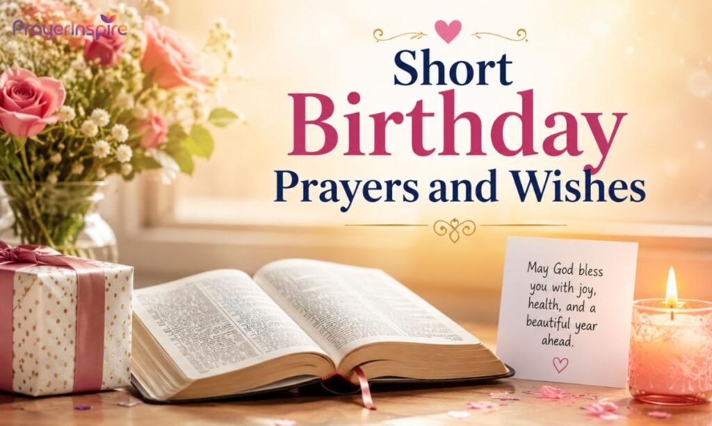 Short Birthday Prayers and Wishes