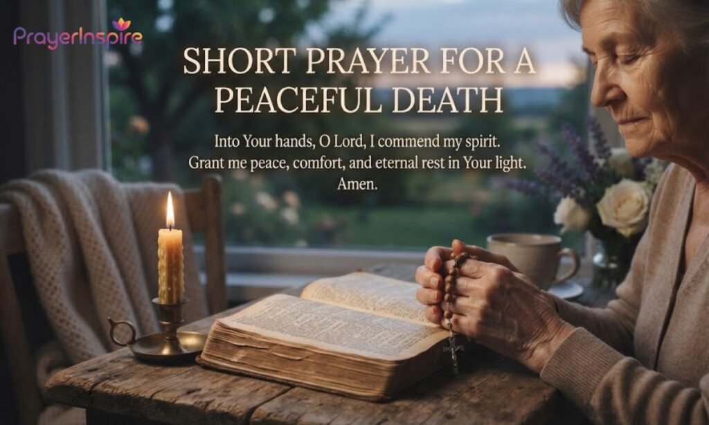 Short Prayer for a Peaceful Death