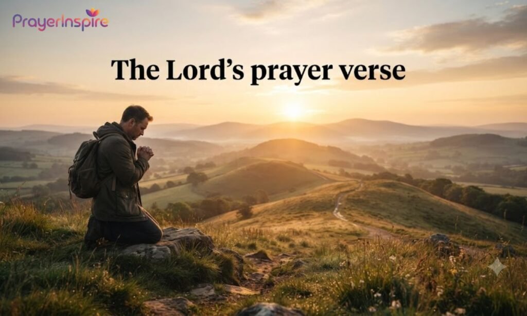 The Lords prayer verse