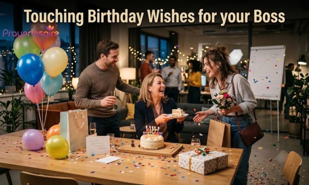 Touching Birthday Wishes for your Boss