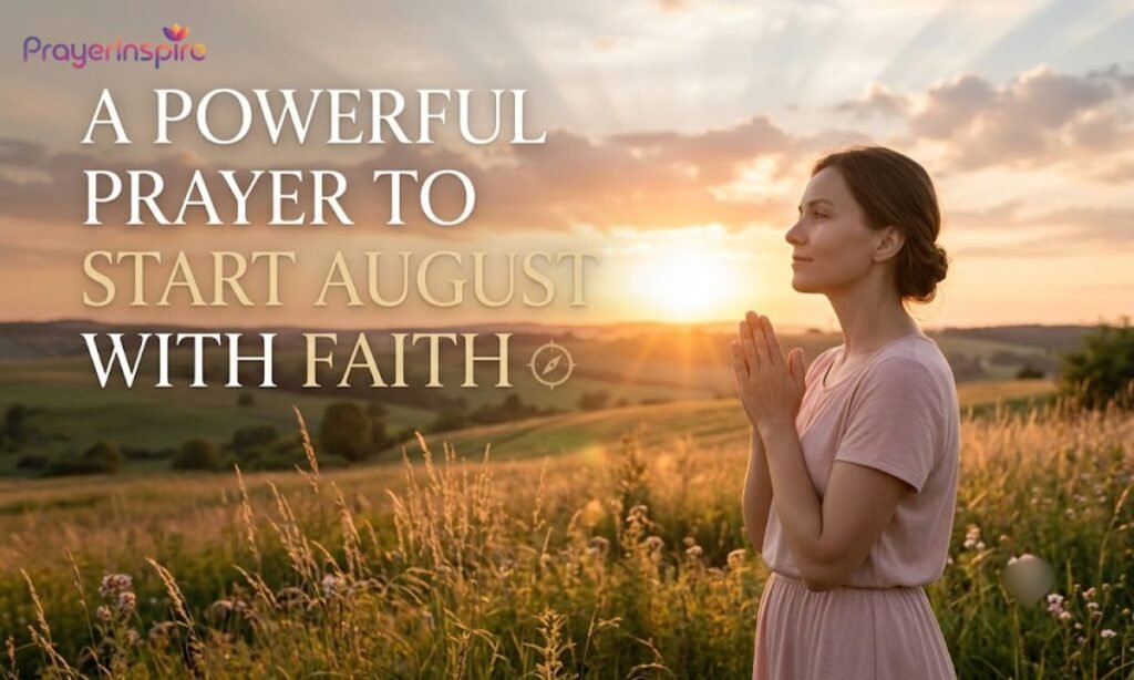 A Powerful Prayer to Start August with Faith