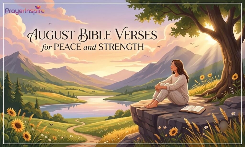 August Bible Verses for Peace and Strength
