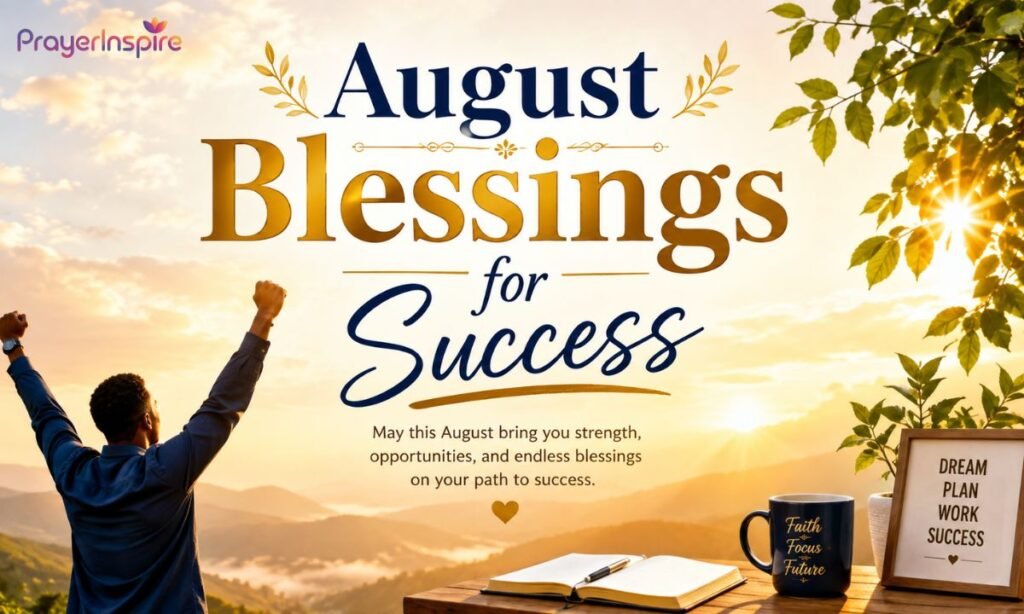 August Blessings for Success