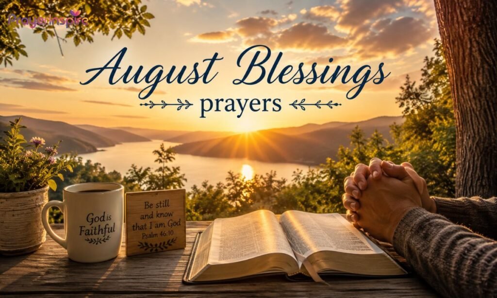 August Blessings prayers