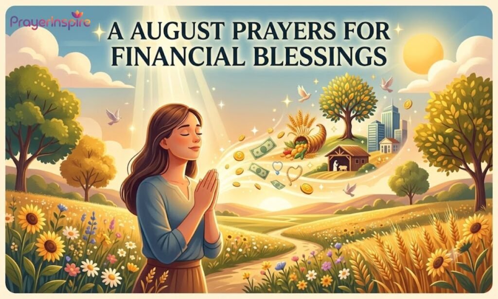 August Prayers for Financial Blessings