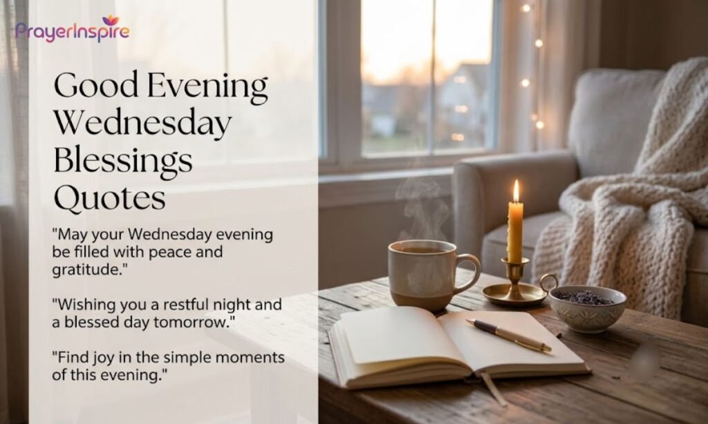 Good Evening Wednesday Blessings Quotes