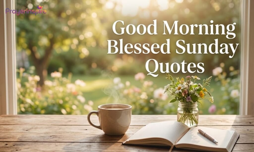 Good Morning Blessed Sunday Quotes
