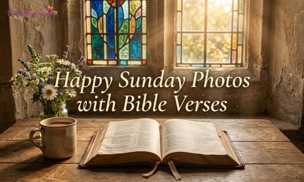 Happy Sunday Photos with Bible Verses