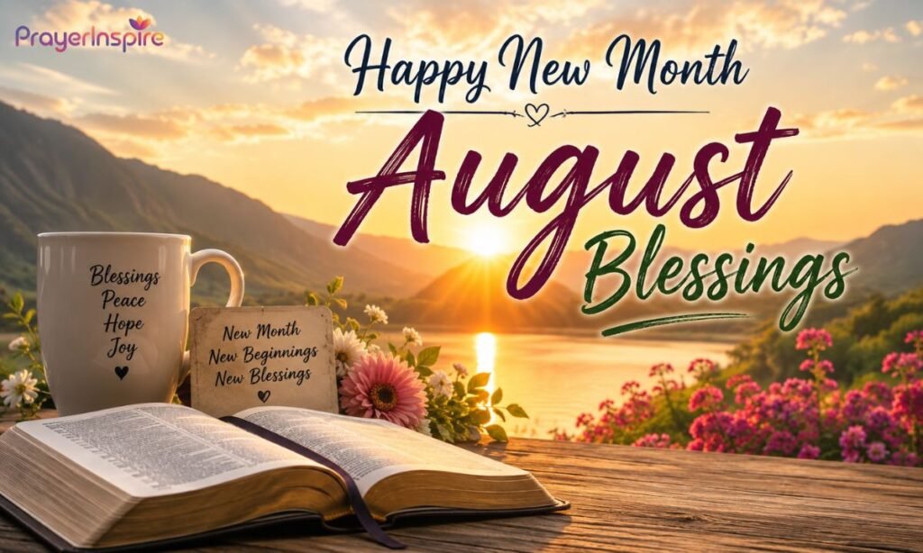 Happy new month August Blessings