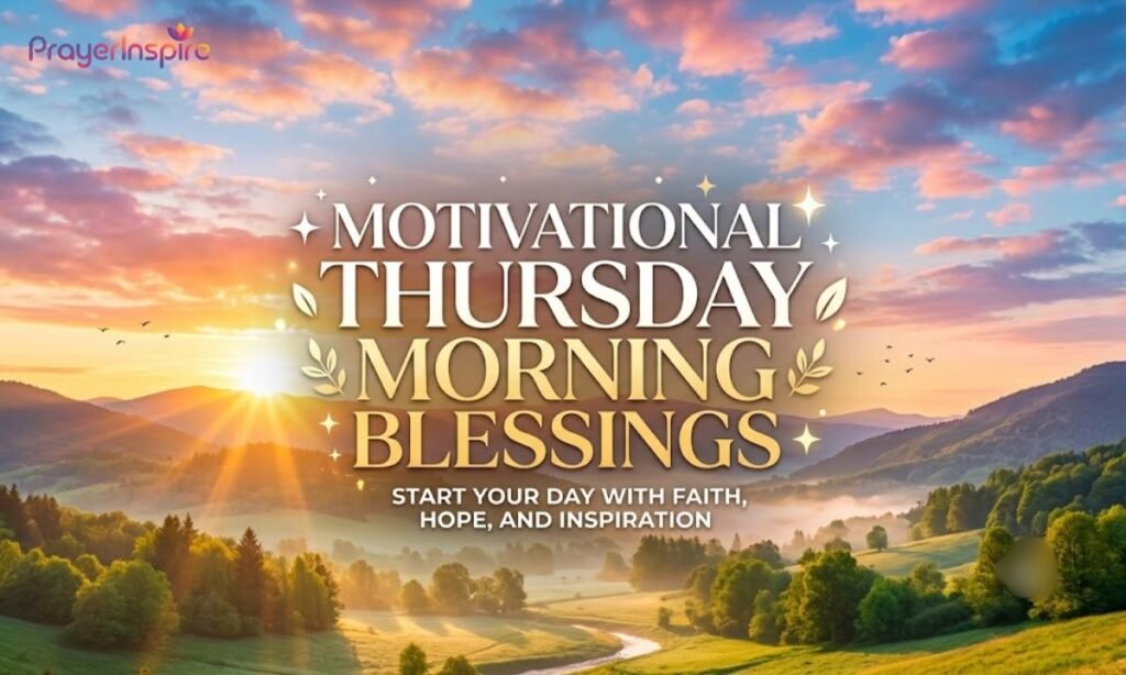 Motivational Thursday Morning Blessings