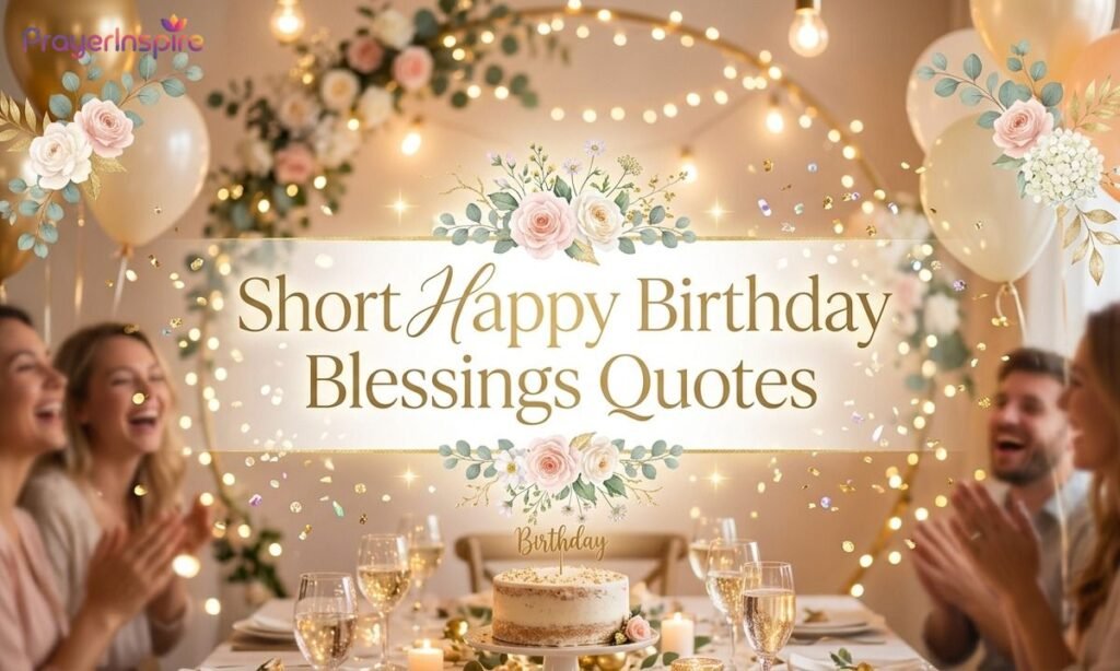 Short Happy Birthday Blessings Quotes