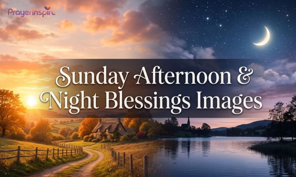 Sunday Afternoon & Night Blessings Images