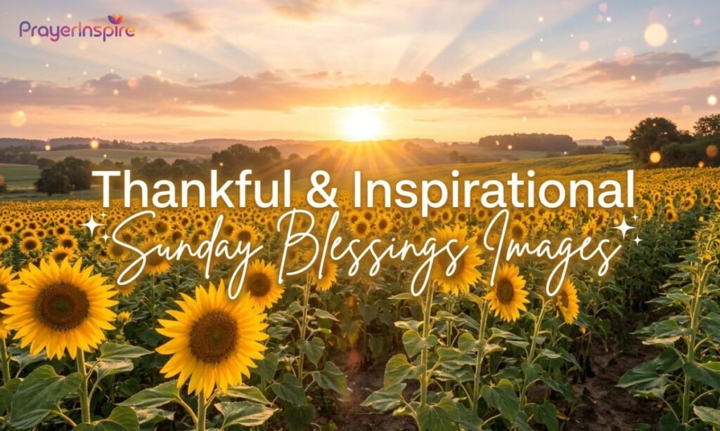 Thankful & Inspirational Sunday Blessings Images