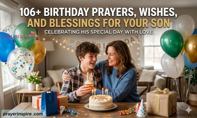106+ Birthday Prayers, Wishes, and Blessings for Your Son