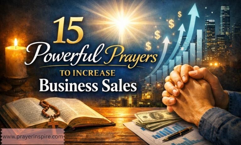 15 Powerful Prayers to Increase Business Sales