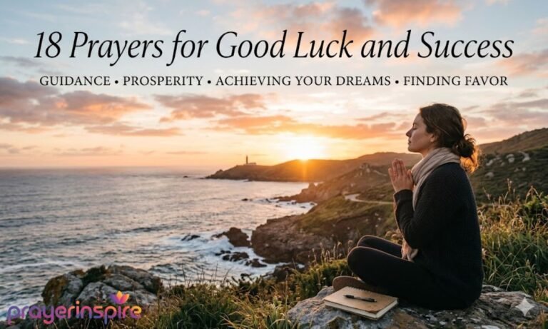 18 Prayers for Good Luck and Success