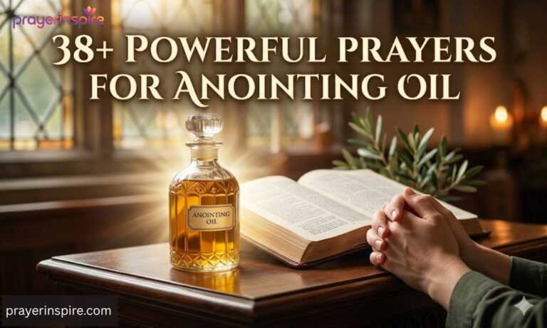 38+ Powerful Prayers for Anointing Oil