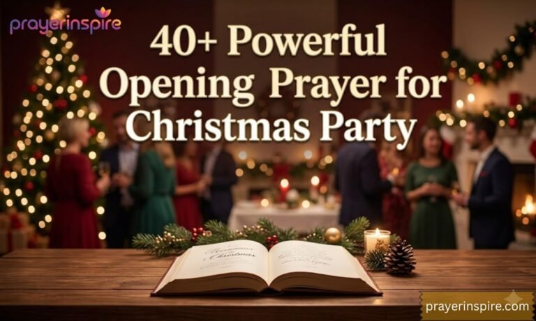 40+ Powerful Opening Prayer for Christmas Party