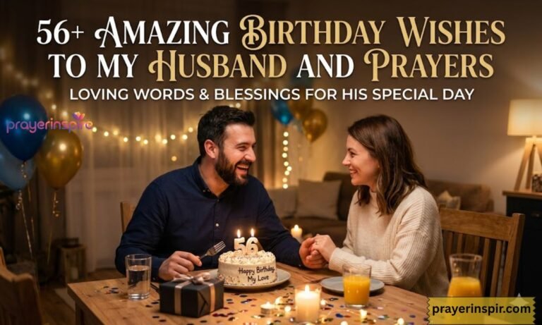 56+ Amazing Birthday Wishes to My Husband and Prayers