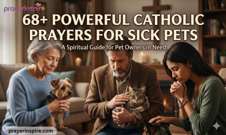 68+ Powerful Catholic Prayers for Sick Pets