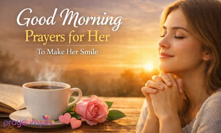 Good morning prayers for her To Make Her Smile