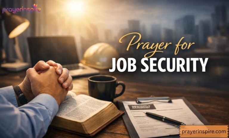 Prayer for Job Security