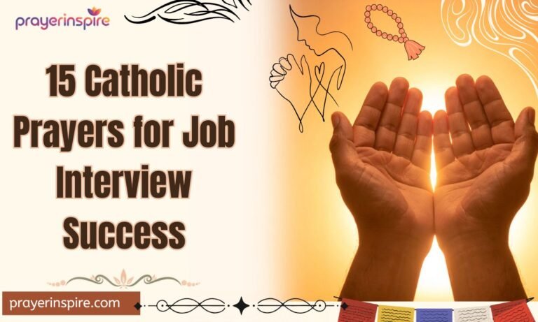 15 Catholic Prayers for Job Interview Success