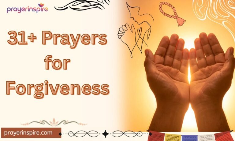 31+ Prayers for Forgiveness