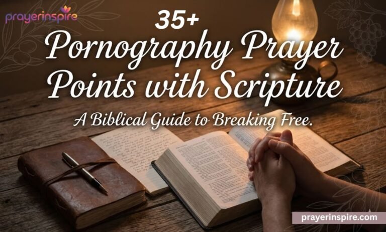 35+ Pornography Prayer Points with Scripture