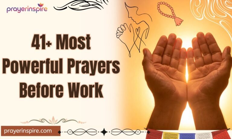 41+ Most Powerful Prayers Before Work