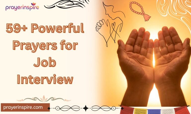 59+ Powerful Prayers for Job Interview