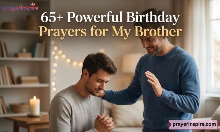 65+ Powerful Birthday Prayer for My Brother
